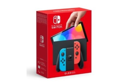 新品未開封　Nintendo Switch 新モデル　ネオンブルー/レッド